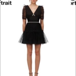 NEW WITH TAG! self-portrait mini black dress